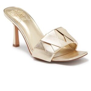 💛NEVER WORN | Vince Camuto | Braided Heel Mule | Size 9.5